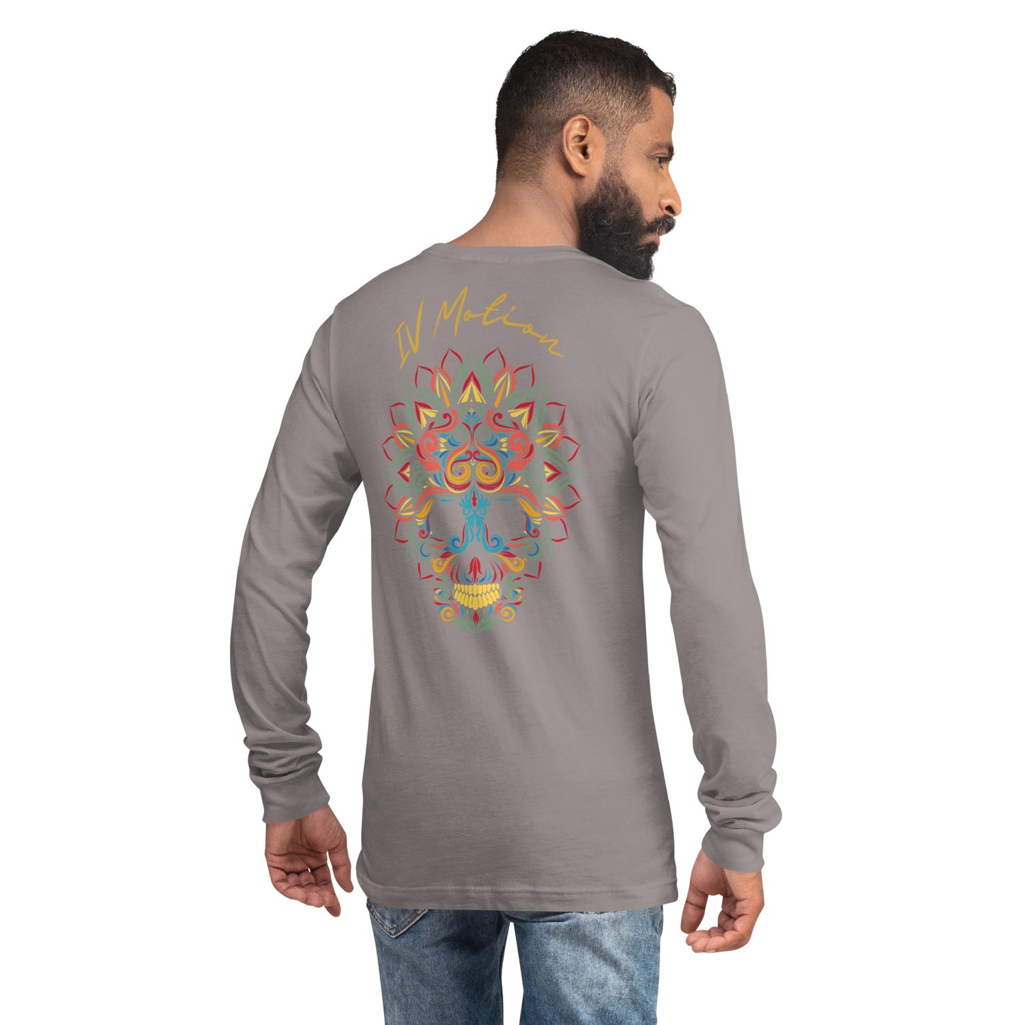 Bachatero Tribal Skull Long Sleeve T